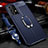 Coque Silicone Gel Motif Cuir Housse Etui avec Support Bague Anneau Aimante Magnetique pour Samsung Galaxy A23 4G Petit