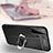 Coque Silicone Gel Motif Cuir Housse Etui avec Support Bague Anneau Aimante Magnetique pour Samsung Galaxy S23 Plus 5G Petit