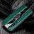 Coque Silicone Gel Motif Cuir Housse Etui avec Support Bague Anneau Aimante Magnetique pour Xiaomi Mi 10 Vert