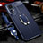 Coque Silicone Gel Motif Cuir Housse Etui avec Support Bague Anneau Aimante Magnetique pour Xiaomi Mi 12S 5G Petit