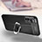 Coque Silicone Gel Motif Cuir Housse Etui avec Support Bague Anneau Aimante Magnetique pour Xiaomi Mi 12S 5G Petit