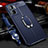 Coque Silicone Gel Motif Cuir Housse Etui avec Support Bague Anneau Aimante Magnetique pour Xiaomi Redmi 11 Prime 5G Petit