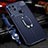 Coque Silicone Gel Motif Cuir Housse Etui avec Support Bague Anneau Aimante Magnetique pour Xiaomi Redmi 9C NFC Petit