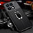 Coque Silicone Gel Motif Cuir Housse Etui avec Support Bague Anneau Aimante Magnetique pour Xiaomi Redmi K70 Pro 5G Petit