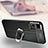 Coque Silicone Gel Motif Cuir Housse Etui avec Support Bague Anneau Aimante Magnetique pour Xiaomi Redmi Note 11 Pro+ Plus 5G Petit