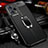 Coque Silicone Gel Motif Cuir Housse Etui avec Support Bague Anneau Aimante Magnetique pour Xiaomi Redmi Note 12 5G Petit