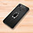 Coque Silicone Gel Motif Cuir Housse Etui avec Support Bague Anneau Aimante Magnetique pour Xiaomi Redmi Note 7 Petit