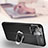 Coque Silicone Gel Motif Cuir Housse Etui avec Support Bague Anneau Aimante Magnetique S02 pour Apple iPhone 14 Pro Max Petit