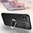 Coque Silicone Gel Motif Cuir Housse Etui avec Support Bague Anneau Aimante Magnetique S02 pour Xiaomi Mi 11 Lite 5G NE Petit