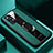 Coque Silicone Gel Motif Cuir Housse Etui avec Support Bague Anneau Aimante Magnetique S02 pour Xiaomi Mi 12 Pro 5G Vert