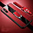 Coque Silicone Gel Motif Cuir Housse Etui avec Support Bague Anneau Aimante Magnetique S03 pour Huawei Enjoy 10e Rouge