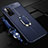 Coque Silicone Gel Motif Cuir Housse Etui avec Support Bague Anneau Aimante Magnetique S03 pour Huawei Honor 30 Pro Petit