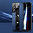 Coque Silicone Gel Motif Cuir Housse Etui avec Support Bague Anneau Aimante Magnetique S03 pour Samsung Galaxy S22 5G Bleu