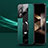 Coque Silicone Gel Motif Cuir Housse Etui avec Support Bague Anneau Aimante Magnetique S03 pour Samsung Galaxy S24 5G Vert