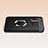 Coque Silicone Gel Motif Cuir Housse Etui avec Support Bague Anneau Aimante Magnetique S03 pour Xiaomi Redmi Note 8 (2021) Petit