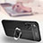 Coque Silicone Gel Motif Cuir Housse Etui avec Support Bague Anneau Aimante Magnetique T03 pour Huawei Nova 5 Petit