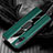 Coque Silicone Gel Motif Cuir Housse Etui avec Support Bague Anneau Aimante Magnetique T04 pour Huawei Nova 5 Pro Vert