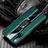 Coque Silicone Gel Motif Cuir Housse Etui avec Support Bague Anneau Aimante Magnetique T04 pour Huawei Nova 6 Vert