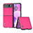 Coque Silicone Gel Motif Cuir Housse Etui B02H pour Motorola Moto Razr 40 5G Petit