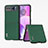 Coque Silicone Gel Motif Cuir Housse Etui B05H pour Motorola Moto Razr 40 5G Vert