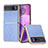 Coque Silicone Gel Motif Cuir Housse Etui B09H pour Motorola Moto Razr 40 5G Petit