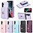 Coque Silicone Gel Motif Cuir Housse Etui BF1 pour Samsung Galaxy A34 5G Petit