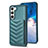 Coque Silicone Gel Motif Cuir Housse Etui BF1 pour Samsung Galaxy S22 Plus 5G Petit