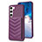 Coque Silicone Gel Motif Cuir Housse Etui BF1 pour Samsung Galaxy S22 Plus 5G Petit