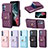 Coque Silicone Gel Motif Cuir Housse Etui BF2 pour Samsung Galaxy Quantum4 5G Petit