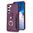 Coque Silicone Gel Motif Cuir Housse Etui BF2 pour Samsung Galaxy S22 5G Petit