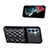 Coque Silicone Gel Motif Cuir Housse Etui BF3 pour Samsung Galaxy Quantum4 5G Petit