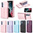 Coque Silicone Gel Motif Cuir Housse Etui BF3 pour Samsung Galaxy Quantum4 5G Petit