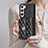 Coque Silicone Gel Motif Cuir Housse Etui BF3 pour Samsung Galaxy S22 5G Petit