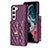 Coque Silicone Gel Motif Cuir Housse Etui BF3 pour Samsung Galaxy S22 5G Petit