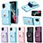 Coque Silicone Gel Motif Cuir Housse Etui BF4 pour Samsung Galaxy A12 Petit