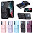 Coque Silicone Gel Motif Cuir Housse Etui BF4 pour Samsung Galaxy A54 5G Petit