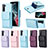 Coque Silicone Gel Motif Cuir Housse Etui BF4 pour Samsung Galaxy S21 FE 5G Petit