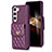 Coque Silicone Gel Motif Cuir Housse Etui BF4 pour Samsung Galaxy S24 5G Petit