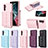 Coque Silicone Gel Motif Cuir Housse Etui BF5 pour Samsung Galaxy A14 4G Petit