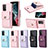 Coque Silicone Gel Motif Cuir Housse Etui BF5 pour Samsung Galaxy A52 4G Petit