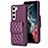 Coque Silicone Gel Motif Cuir Housse Etui BF5 pour Samsung Galaxy S22 5G Petit