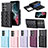 Coque Silicone Gel Motif Cuir Housse Etui BF5 pour Samsung Galaxy S23 Ultra 5G Petit