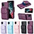 Coque Silicone Gel Motif Cuir Housse Etui BF6 pour Samsung Galaxy A12 Nacho Petit