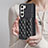 Coque Silicone Gel Motif Cuir Housse Etui BF6 pour Samsung Galaxy S22 Plus 5G Petit