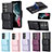 Coque Silicone Gel Motif Cuir Housse Etui BF6 pour Samsung Galaxy S22 Ultra 5G Petit