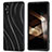 Coque Silicone Gel Motif Cuir Housse Etui BH1 pour Sony Xperia 5 V Noir