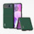 Coque Silicone Gel Motif Cuir Housse Etui BH5 pour Motorola Moto Razr 40 5G Vert