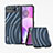 Coque Silicone Gel Motif Cuir Housse Etui BH8 pour Motorola Moto Razr 40 5G Petit