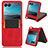 Coque Silicone Gel Motif Cuir Housse Etui BY7 pour Motorola Moto Razr 40 Ultra 5G Rouge