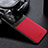 Coque Silicone Gel Motif Cuir Housse Etui FL1 pour Huawei Honor Magic3 5G Rouge